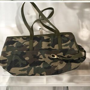 Mark & Graham Camouflage Dog Carrier